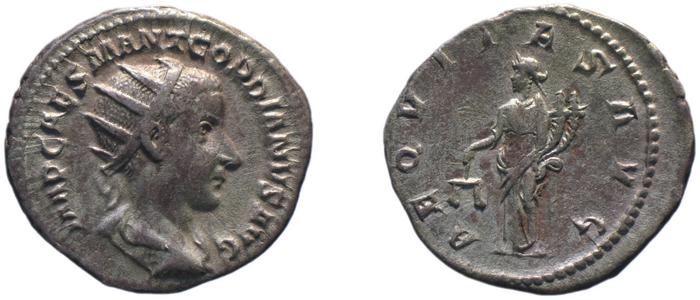 реверс RIC IV Gordian III 34
