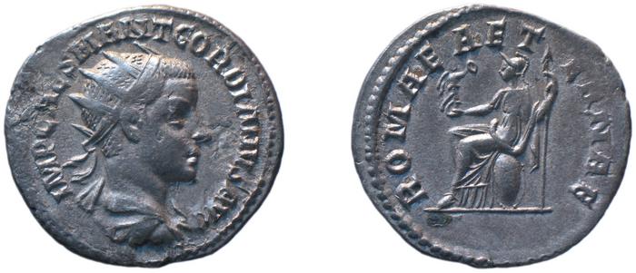 RIC IV Gordian III 200, реверс, bm