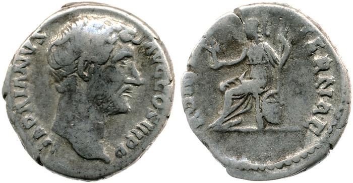 RIC II, Part 3 (second edition) Hadrian 2342, реверс, bm
