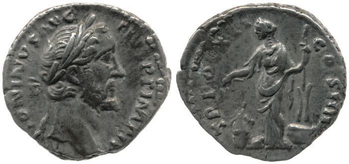 RIC III Antoninus Pius 274, реверс, bm