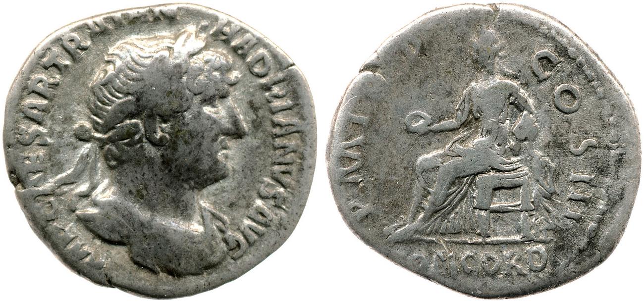 аверс RIC II, Part 3 (second edition) Hadrian 552
