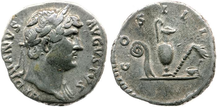RIC II, Part 3 (second edition) Hadrian 801, реверс, bm