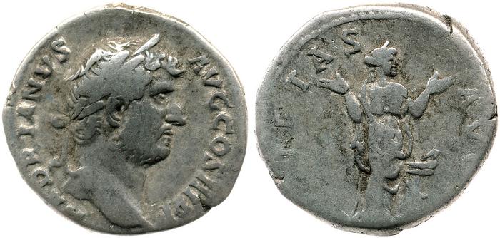реверс RIC II, Part 3 (second edition) Hadrian 2028