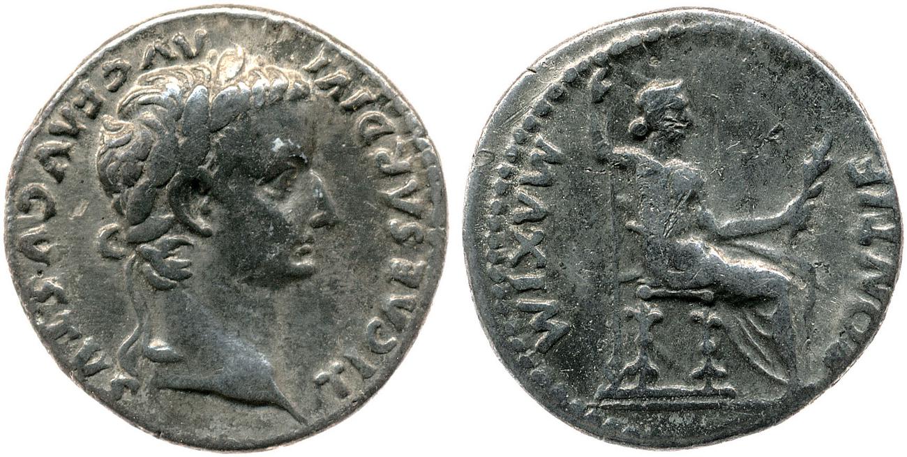 RIC I (second edition) Tiberius 28, аверс, bm