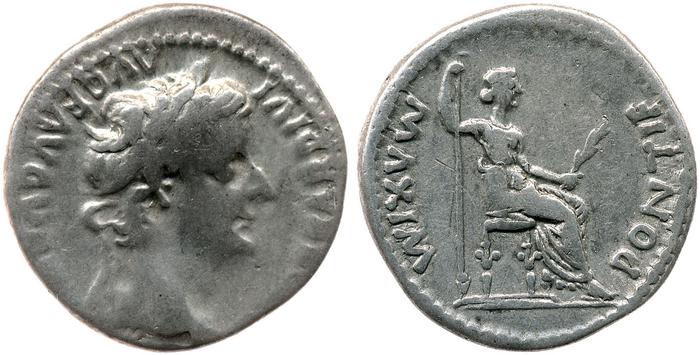 RIC I (second edition) Tiberius 28, реверс, bm