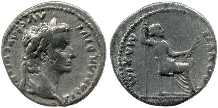 RIC I (second edition) Tiberius 26, реверс, bm