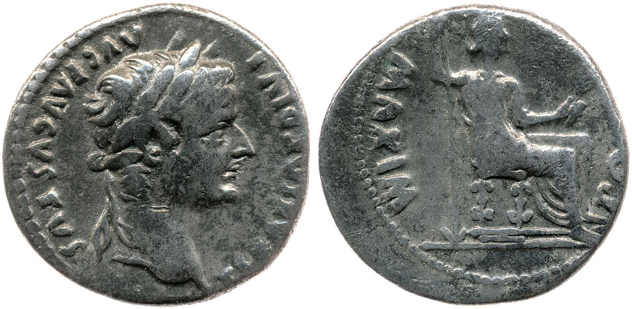 RIC I (second edition) Tiberius 28, аверс, bm