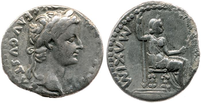 RIC I (second edition) Tiberius 28, реверс, bm