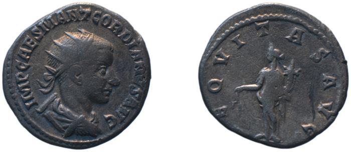 RIC IV Gordian III 177A, реверс, bm