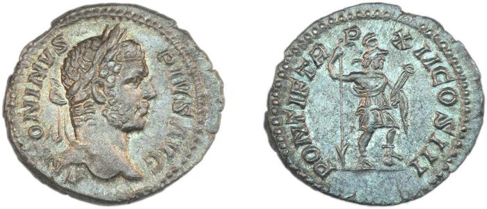 RIC IV Caracalla 112, реверс, bm
