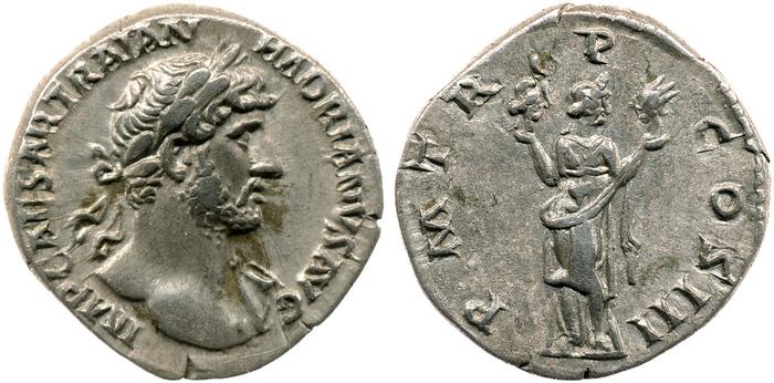 RIC II, Part 3 (second edition) Hadrian 215, реверс, bm