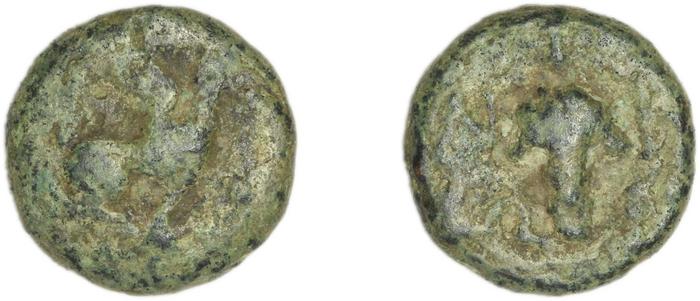 Teos Kinns 1980 Period III, AE 12, реверс, bm