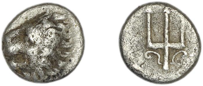Mausolus of Caria Mylasa Konuk 1998 B2, реверс, bm