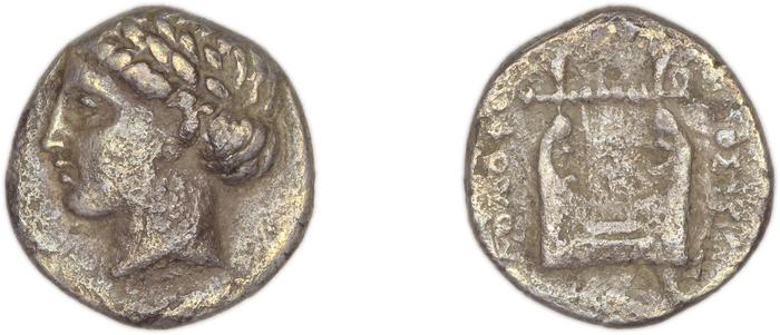 Colophon Kinns 1980 Period I.2, AR II, реверс, bm