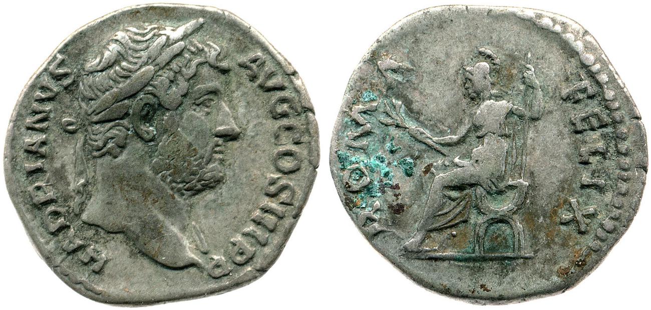 RIC II, Part 3 (second edition) Hadrian 1416, аверс, bm