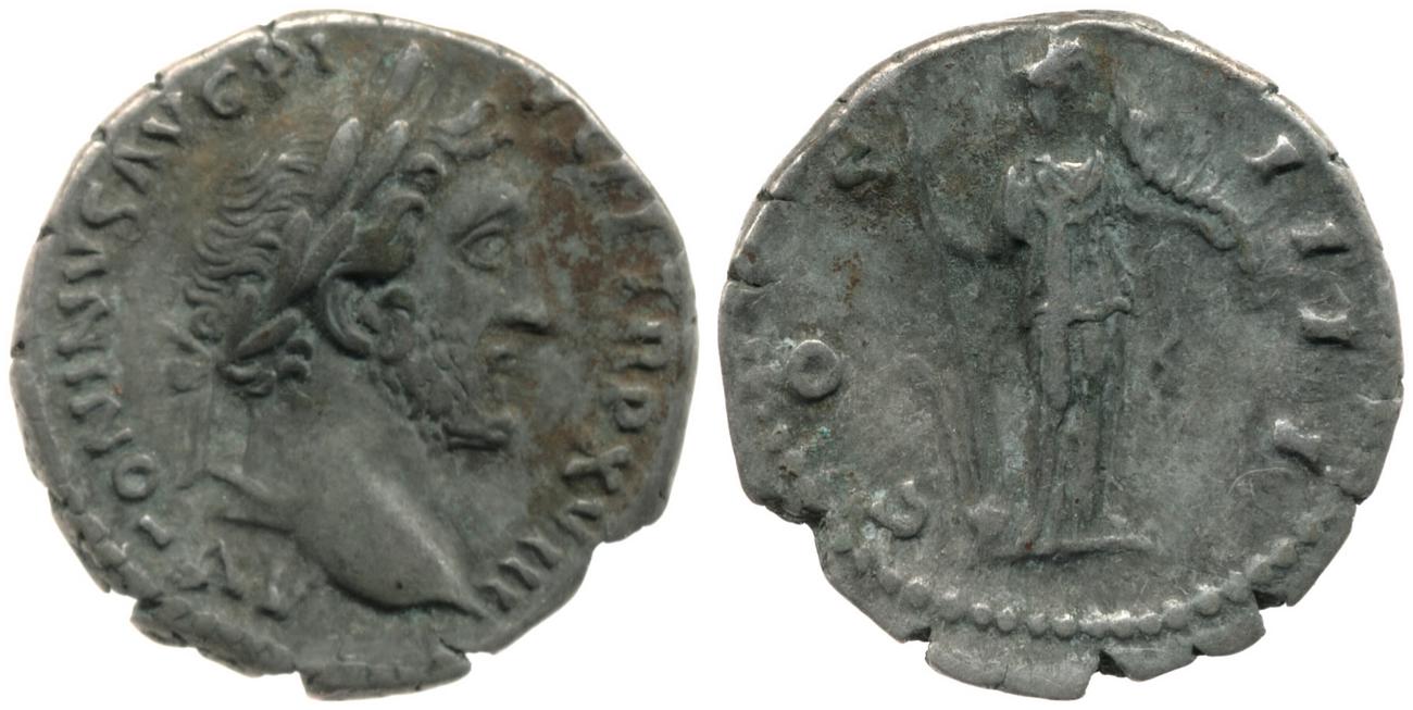 RIC III Antoninus Pius 240, аверс, bm