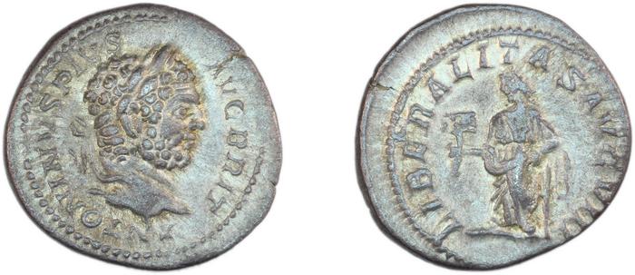 реверс RIC IV Caracalla 220