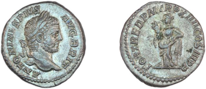 RIC IV Caracalla 189, реверс, bm
