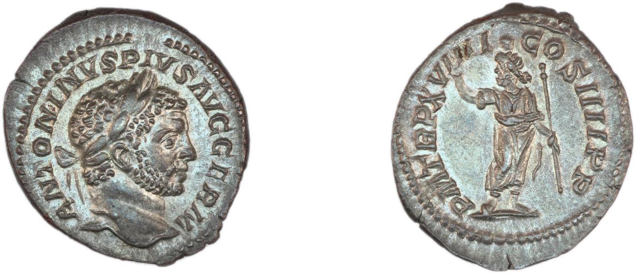 RIC IV Caracalla 280C, аверс, bm