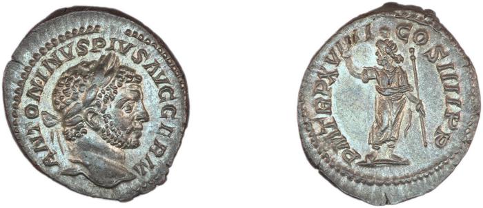 RIC IV Caracalla 280C, реверс, bm