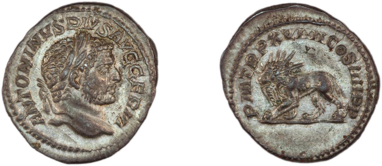 RIC IV Caracalla 283C, аверс, bm