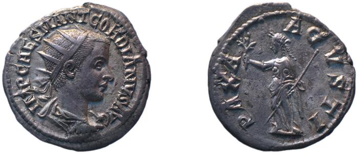 RIC IV Gordian III 189A, реверс, bm