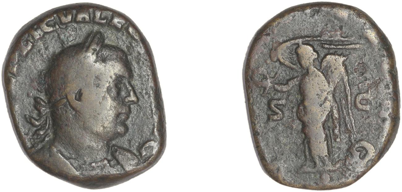 RIC V Valerian 177, аверс, bm