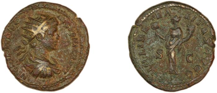 реверс RIC IV Caracalla 416