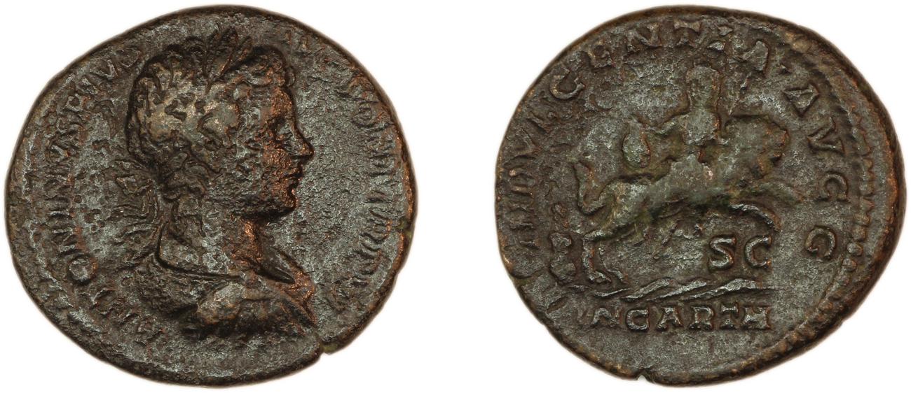 RIC IV Caracalla 415C, аверс, bm