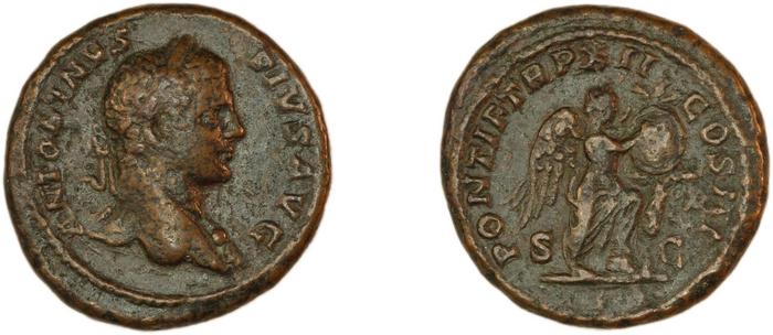 реверс RIC IV Caracalla 448B