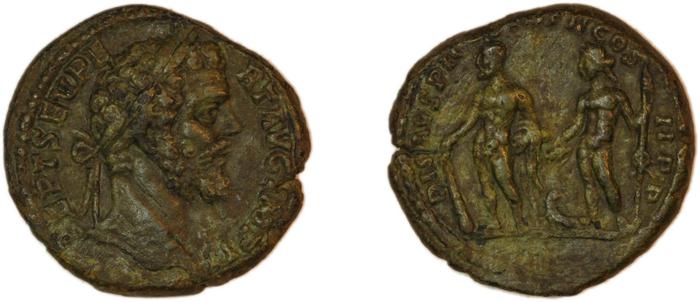 RIC IV Septimius Severus 666, реверс, bm