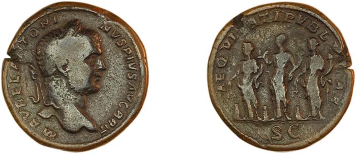 RIC IV Caracalla 507, реверс, bm