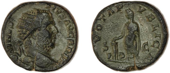 RIC IV Caracalla 517, реверс, bm
