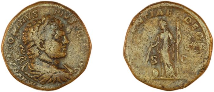 реверс RIC IV Caracalla 535