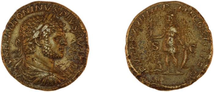 RIC IV Caracalla 524C, реверс, bm