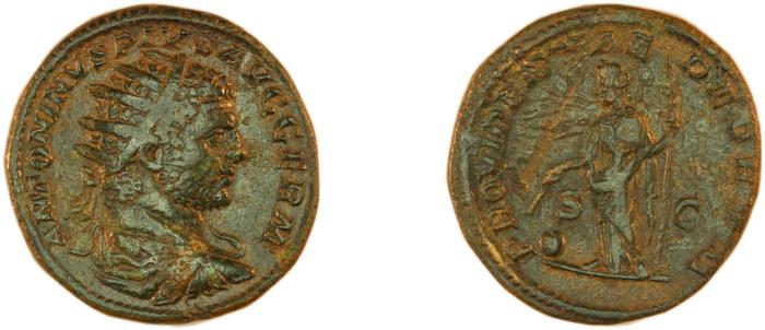 реверс RIC IV Caracalla 575A