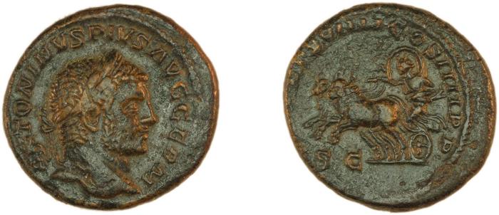 RIC IV Caracalla 558A, реверс, bm