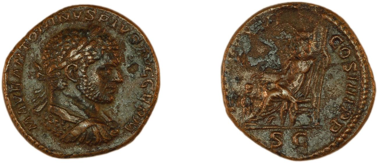 RIC IV Caracalla 560, аверс, bm