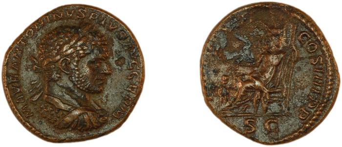 RIC IV Caracalla 560, реверс, bm