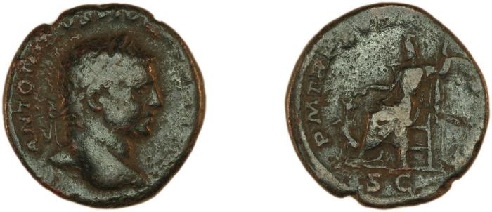 RIC IV Caracalla 560, реверс, bm