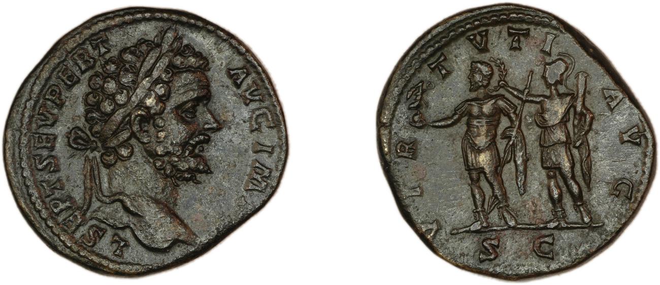 RIC IV Septimius Severus 693, аверс, bm