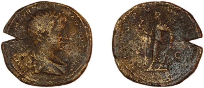 реверс RIC IV Caracalla 406A