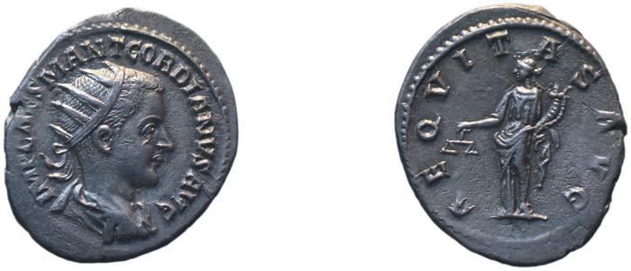 RIC IV Gordian III 177A, реверс, bm