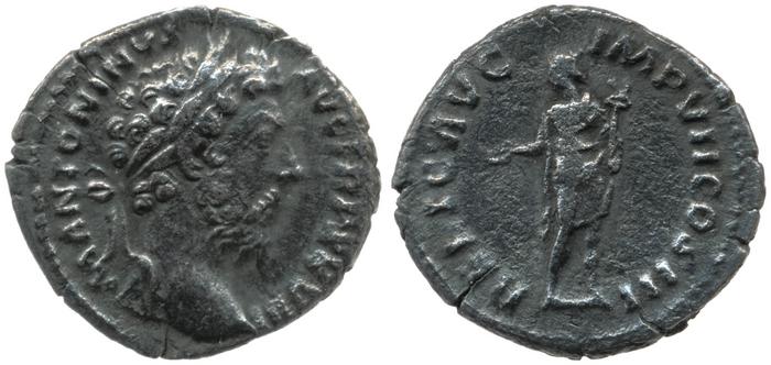 реверс RIC III Marcus Aurelius 309