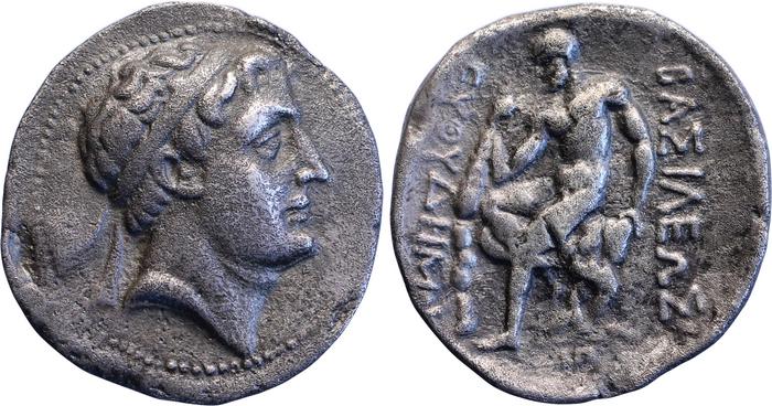 Bactrian and Indo-Greek Coinage Euthydemus I 2.1, bm