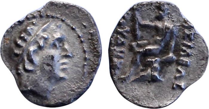 аверс Bactrian and Indo-Greek Coinage Euthydemus I 6