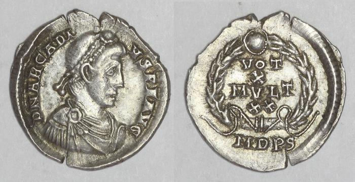 RIC X Honorius 1229, реверс, bm