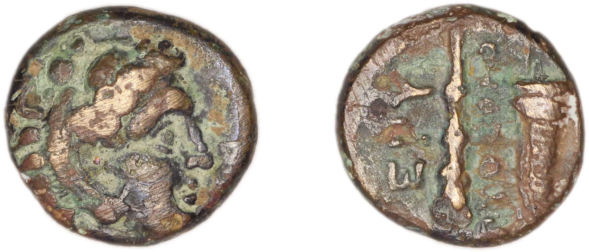 Erythrae Kinns 1980 Period II.2, AE 5, аверс, bm