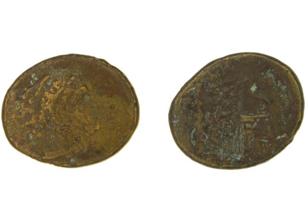реверс Erythrae Kinns 1980 Period III.1, AE 7
