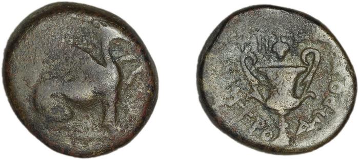 Teos Kinns 1980 Period I.2, AE 6, реверс, bm
